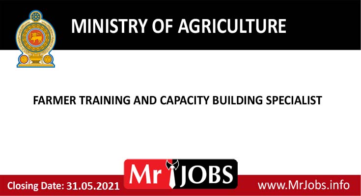 Farmer Training and Capacity Building Specialist