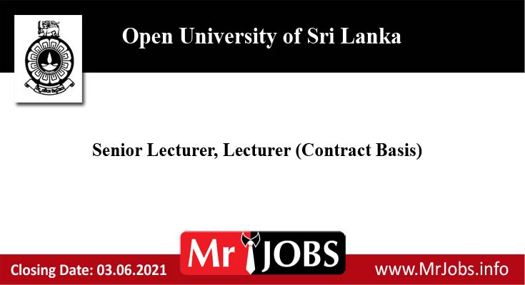 Open University of Sri Lanka Vacancies