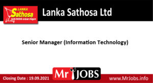 Lanka Sathosa Ltd Vacancies