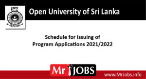 Open university Upcoming courses Schedule for Issuing of Course Applications 2021-2022