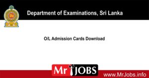 DOWNLOAD GCE OL 2021 ADMISSION CARD