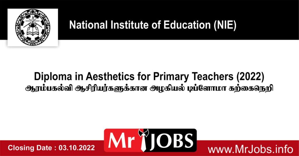 Diploma In Aesthetics For Primary Teachers 2022 (Course)