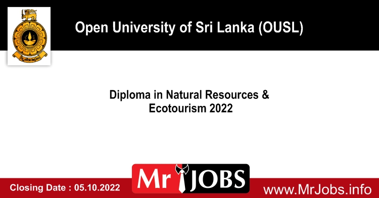 Diploma in Natural Resources and Ecotourism - OUSL