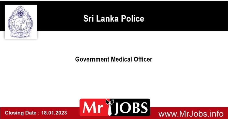 Government Medical Officer Sri Lanka Police