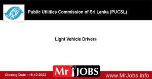 Light Vehicle Drivers - Public Utilities Commission of Sri Lanka