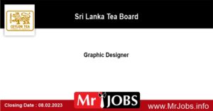 Graphic Designer Sri Lanka Tea Board Jobs Vacancies 2023