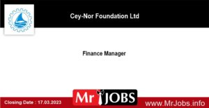 Finance Manager CeyNor Foundation Ltd Vacancies 2023