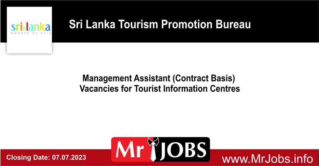 Management Assistant - Sri Lanka Tourism Promotion Bureau 2023 3