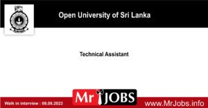 Technical Assistant  Open University of Sri Lanka Batticaloa Regional Centre