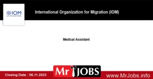 Medical Assistant jobs International Organization for Migration IOM