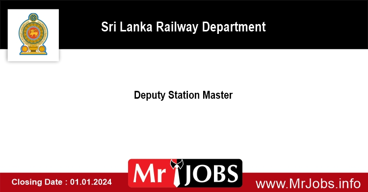 Sri Lanka Railway Department Deputy Station Master job Vacancies 2023