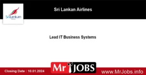 Sri Lankan Airlines jobs Vacancies 2024 Lead IT Business Systems 2